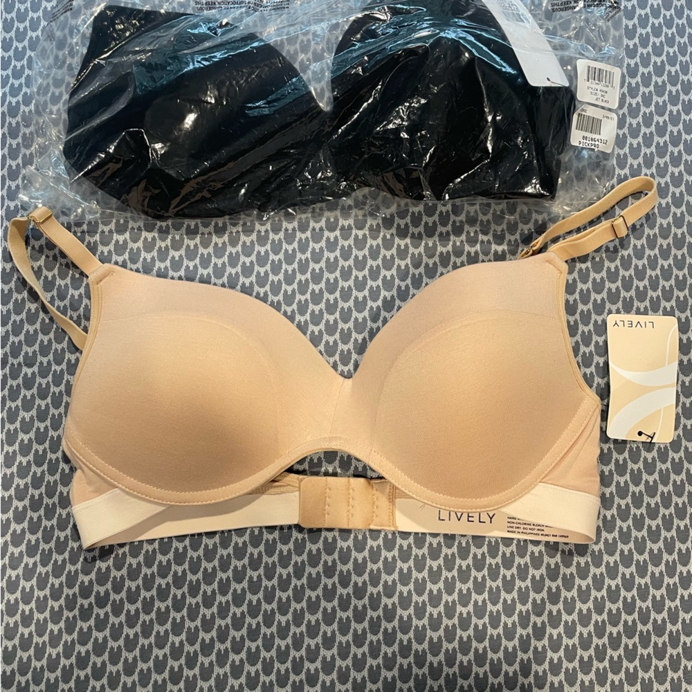 Lively 34C no-wire push-up bras